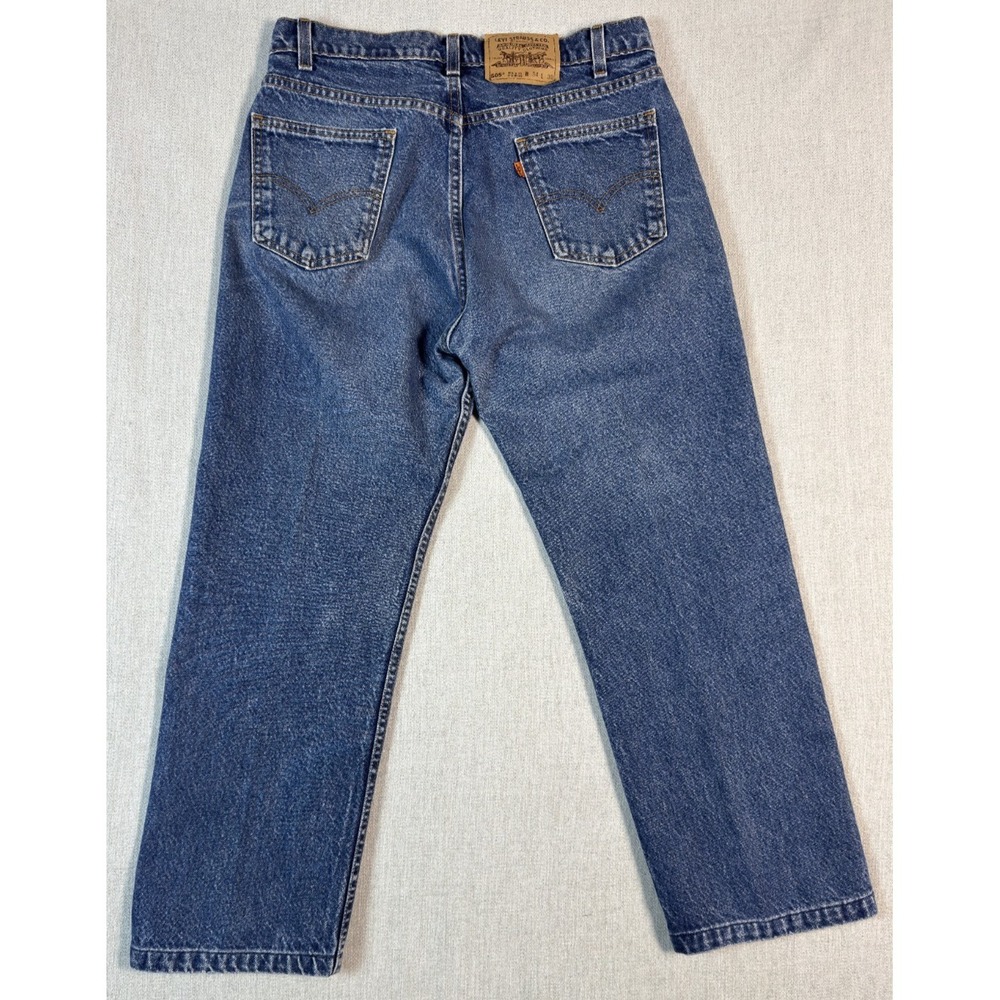 Vintage 90s Levis 505 Orange Tab Jeans Mens 34x30 (Fits 33x26.5) USA Made Faded - Picture 16 of 16